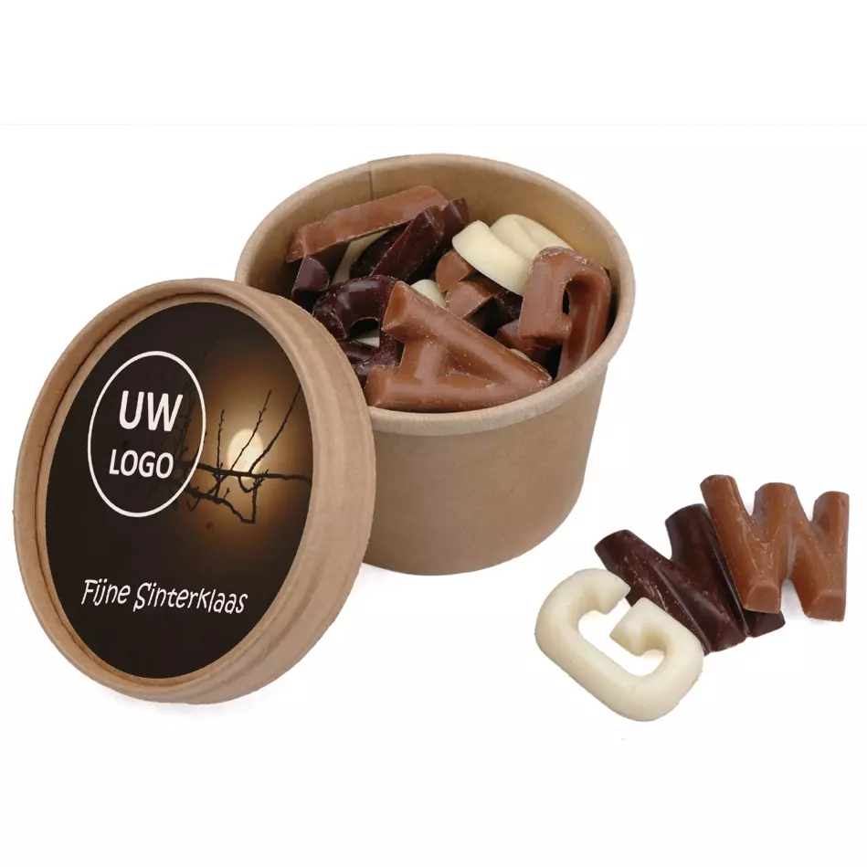 Bio Snoepbeker 100 gram lettertjes