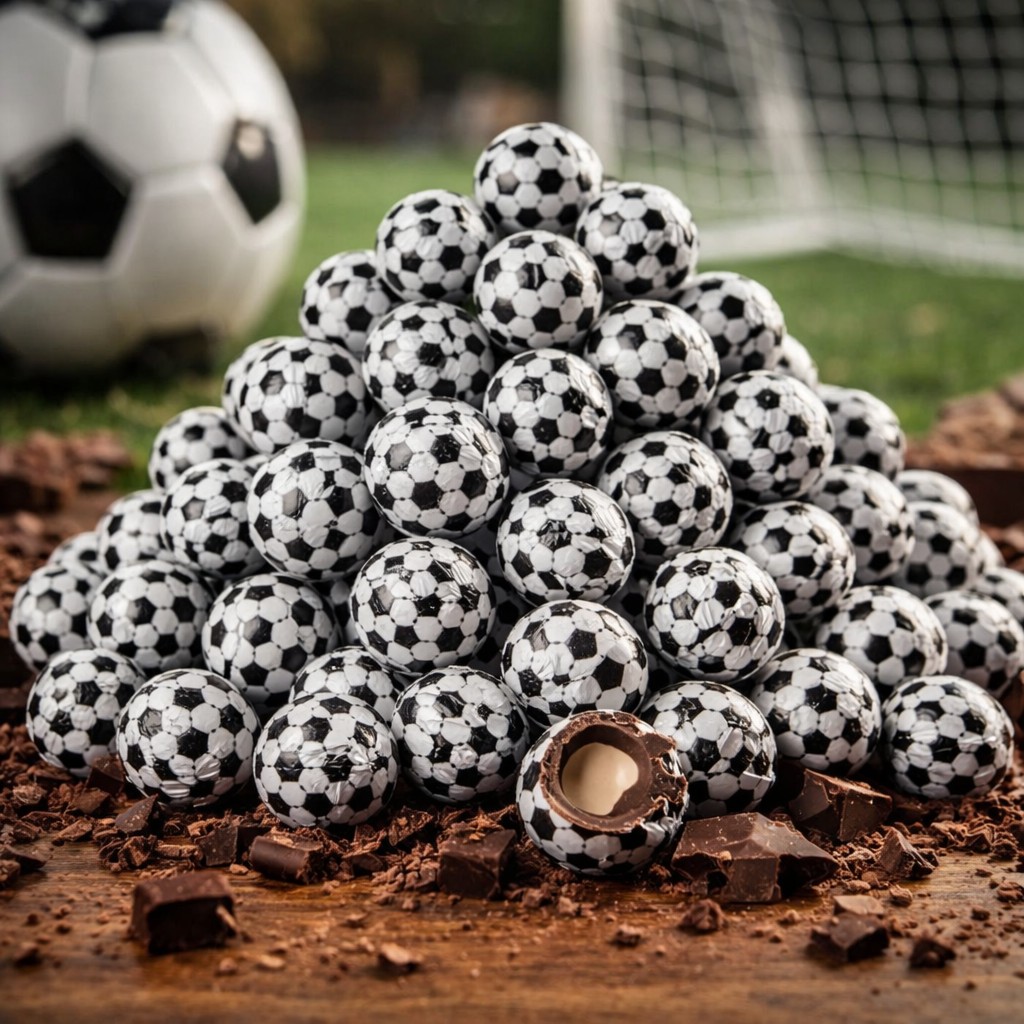 Chocolade voetballetjes