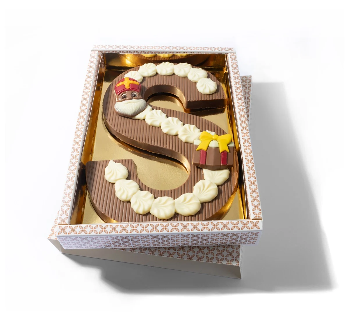 Chocolade letter S, Sinterklaas, luxe letter