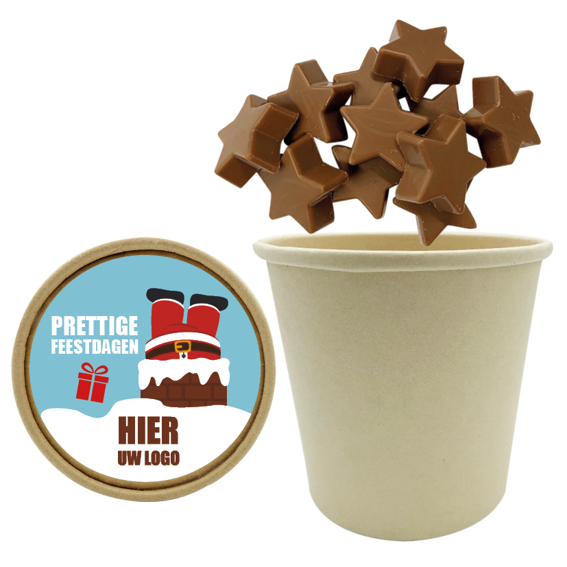 chocolade sterren, sterretjes, sterretjes met logo