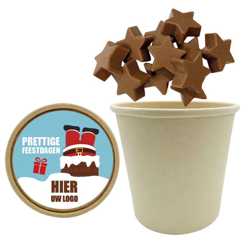 chocolade sterren, sterretjes, sterretjes met logo