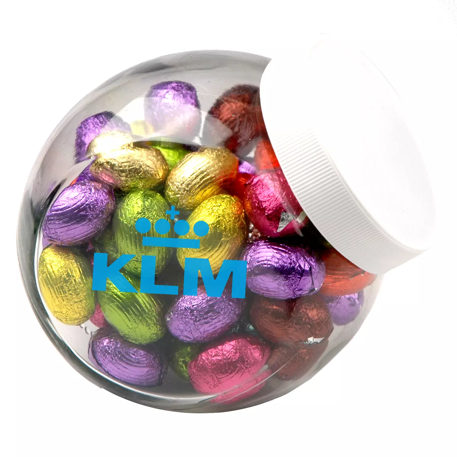 glazen pot met 1 kleur glasinkt 500 gram