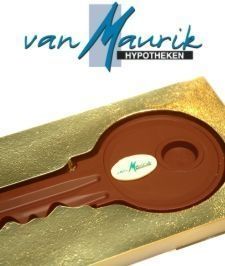 Van Maurik Hypotheken chocolade sleutel