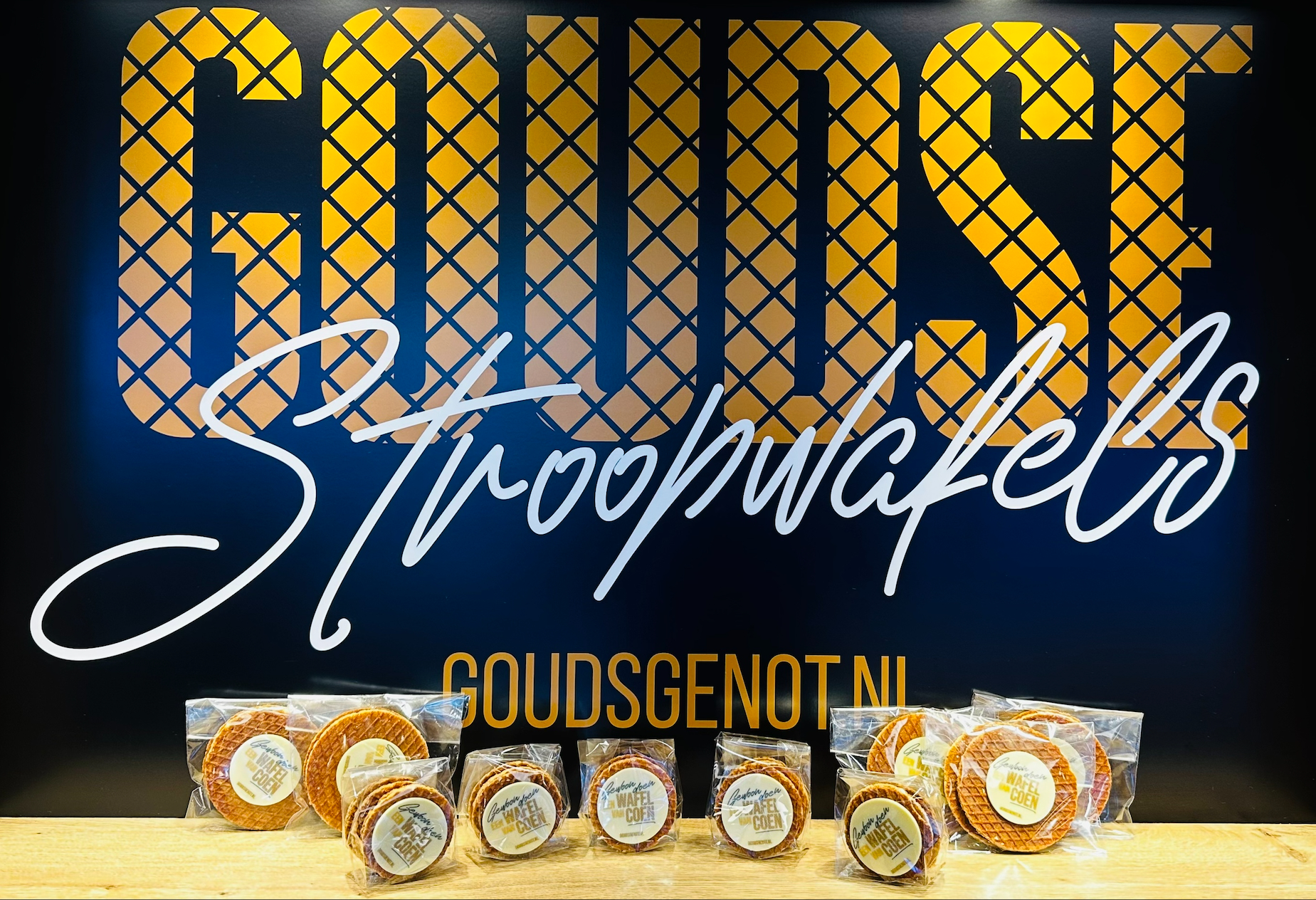 stroopwafels, chocolade wafels