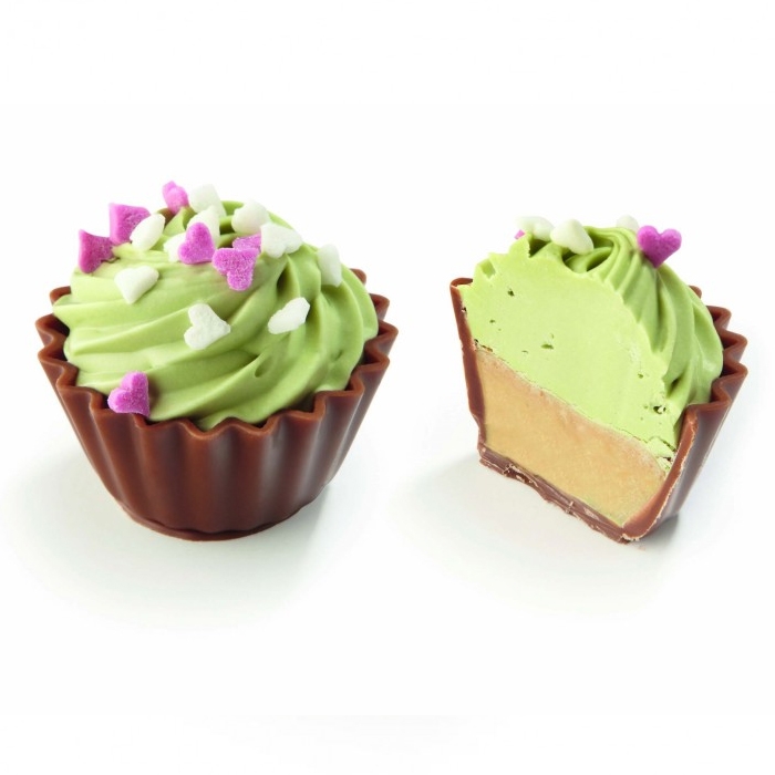 Choco Cupcakes Groen per kg.