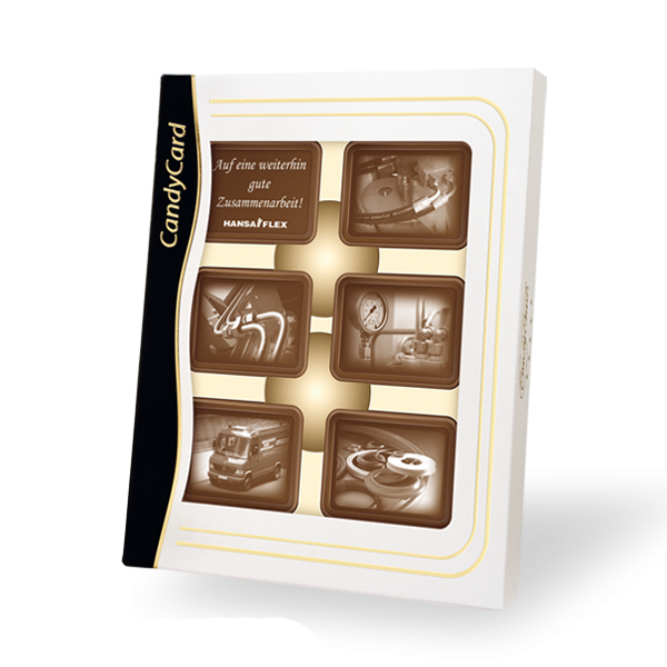 12 logochocolaatjes in geschenkdoos