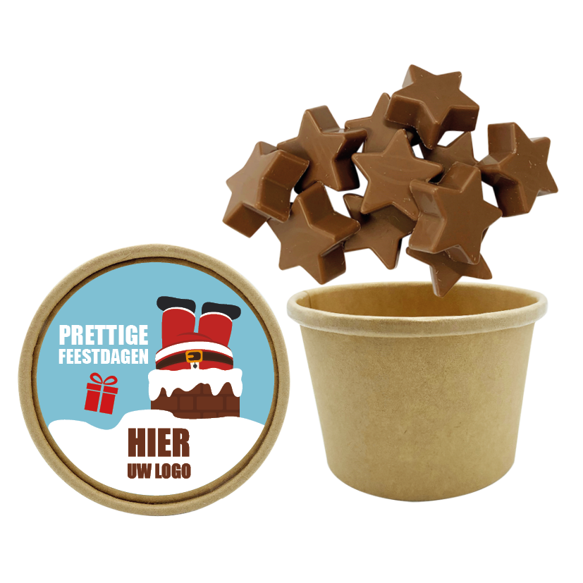 chocolade sterren, sterretjes, sterretjes met logo