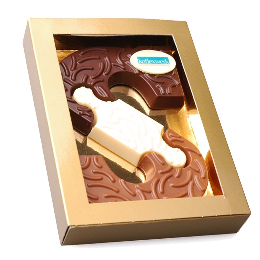 Puzzel letter met logo