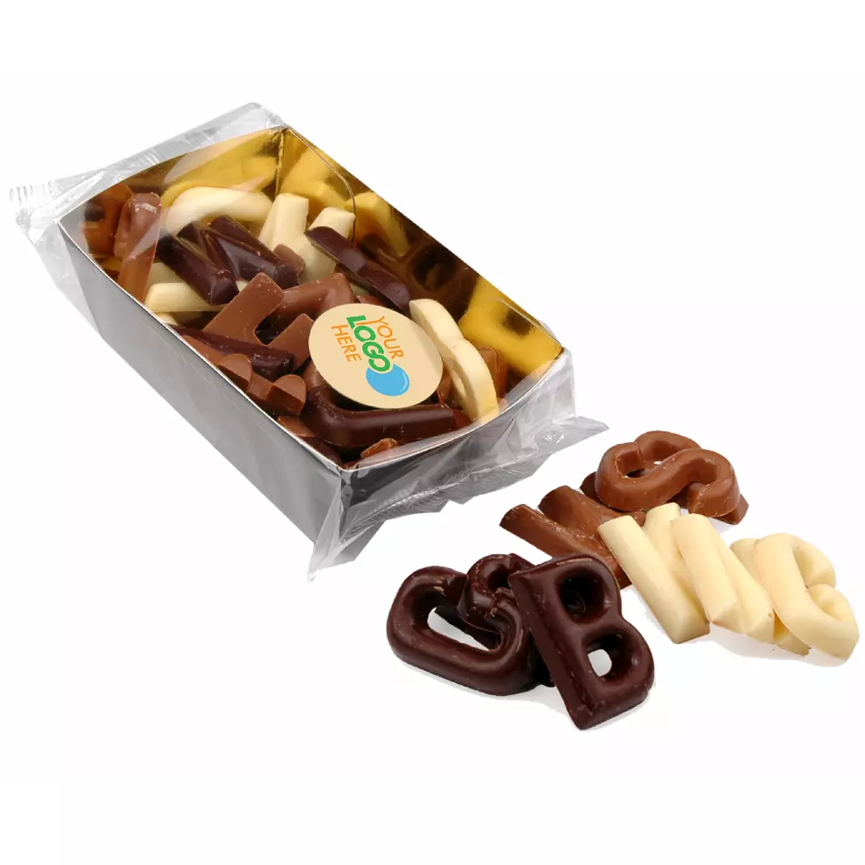 Bakje met Sint lettertjes
