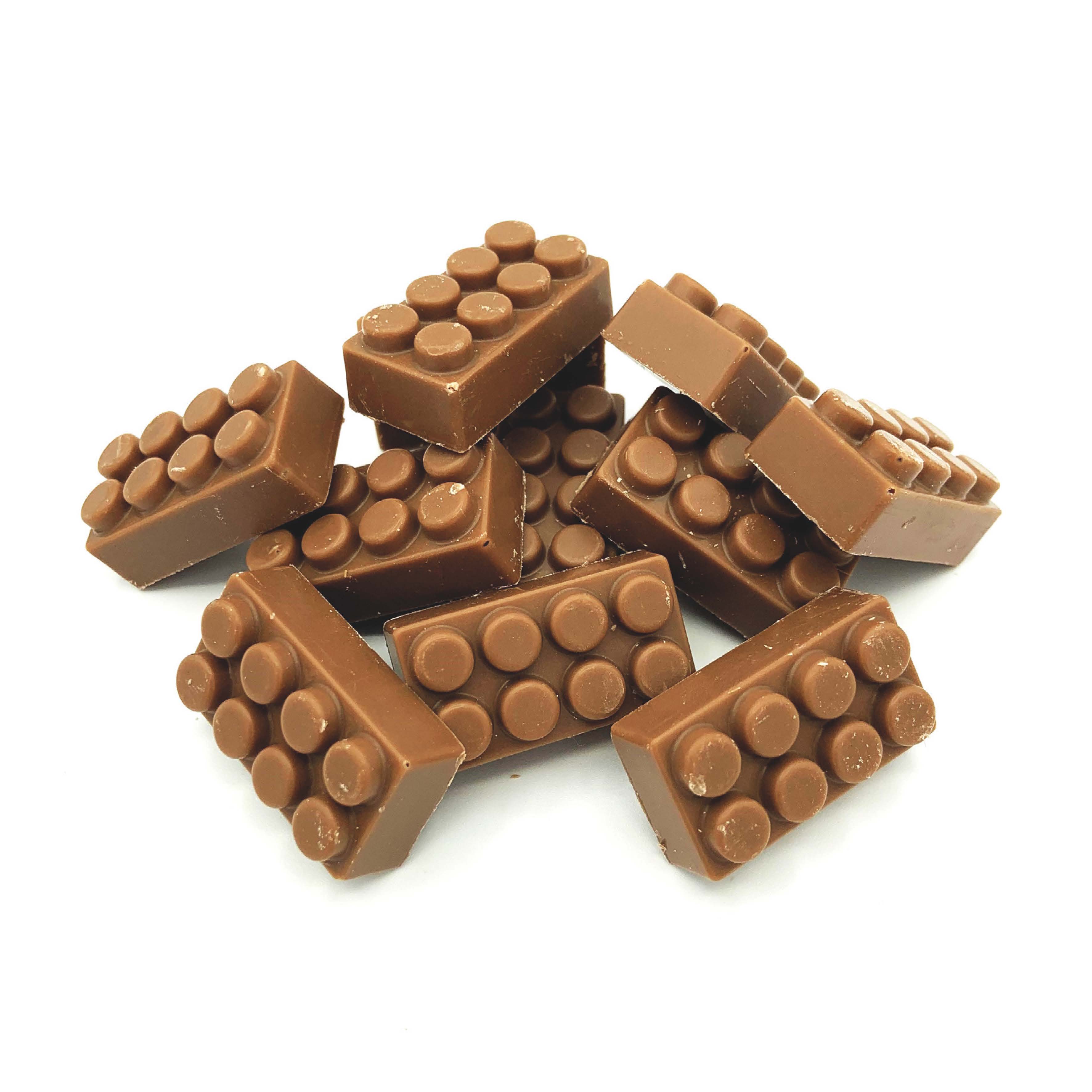 Biobeker Chocolade Bouwsteentjes XXL