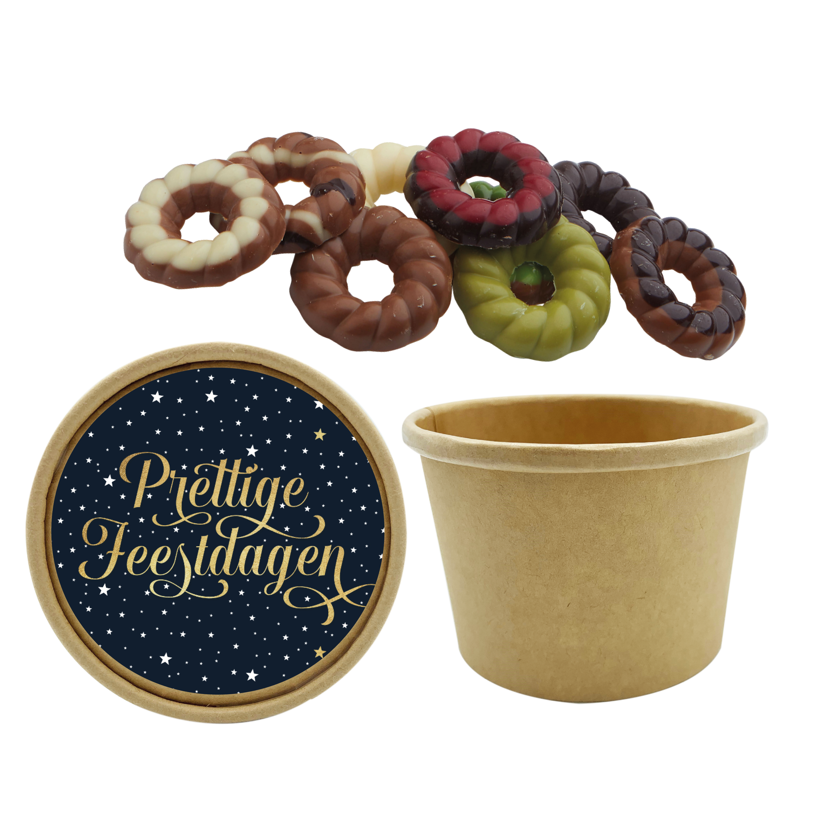 biobeker met kerstchocolade