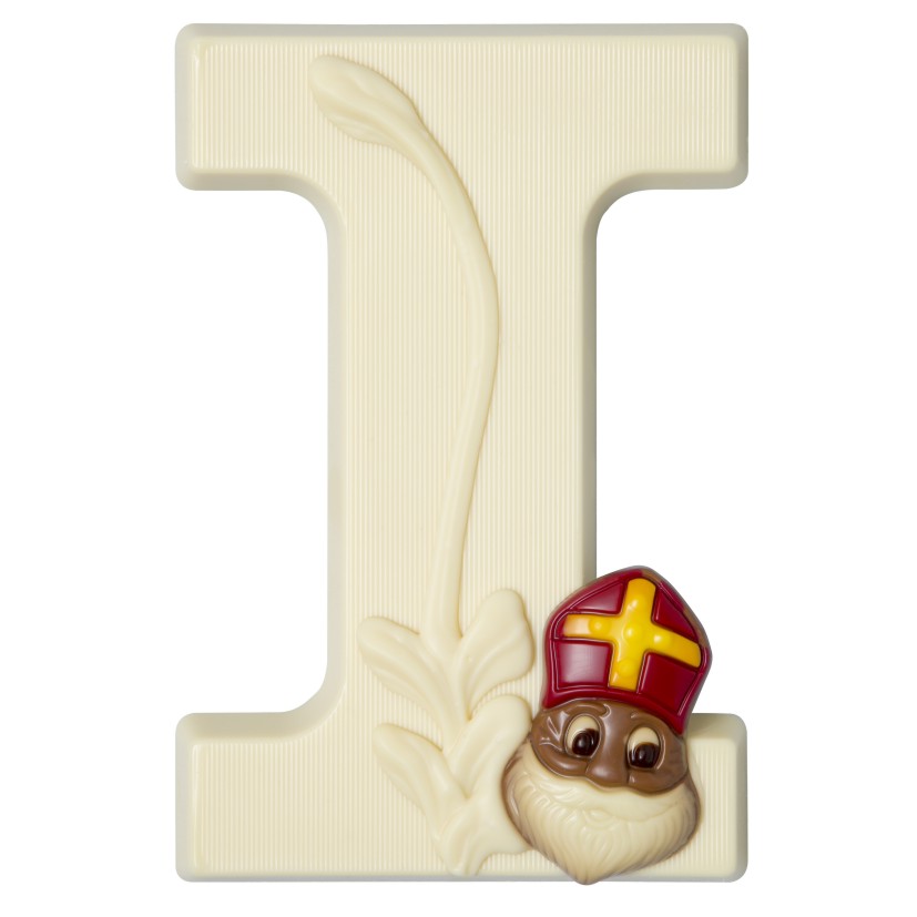 chocoladeletter gedecoreerd