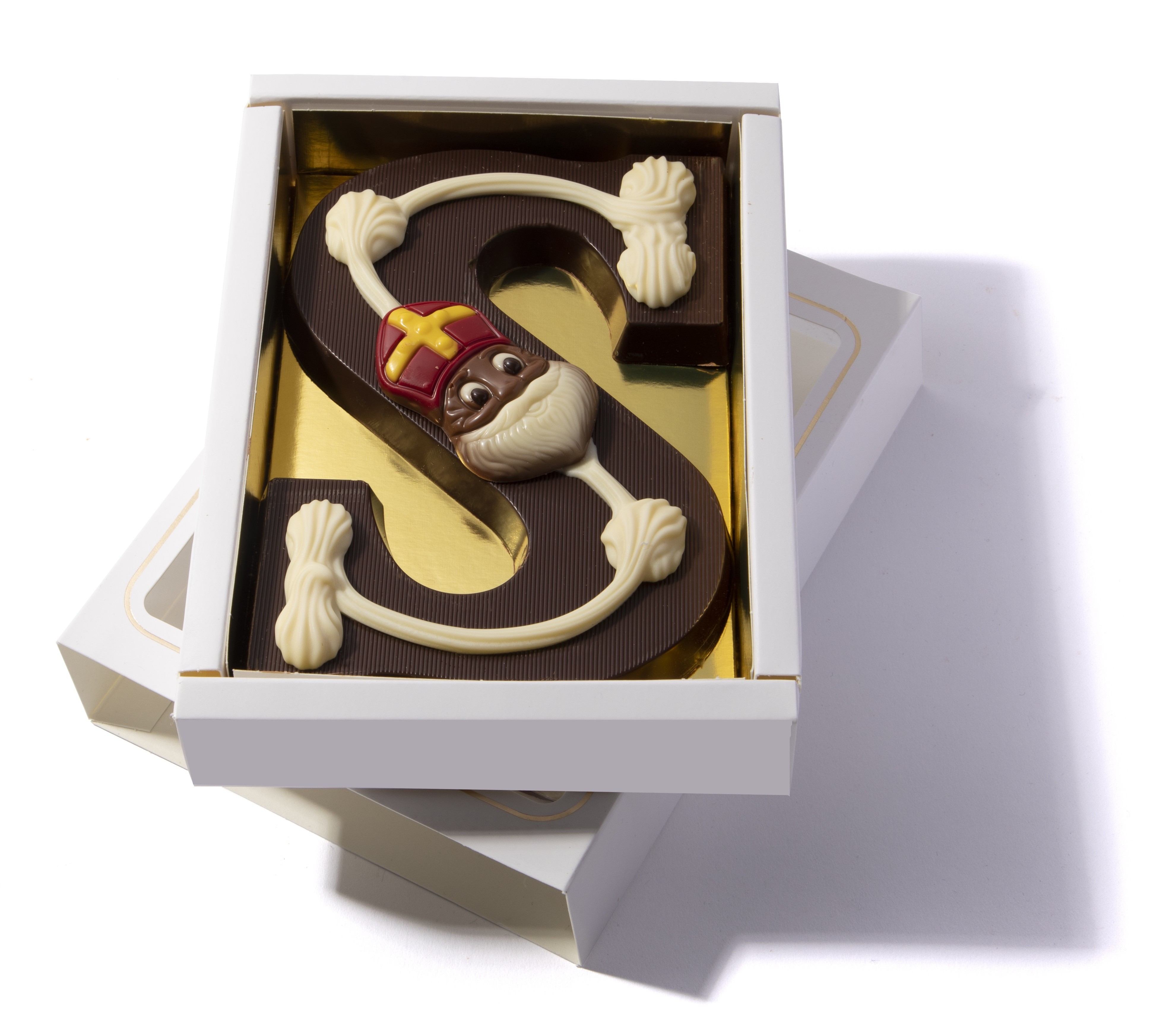 Chocolade letter S, Sinterklaas, luxe letter