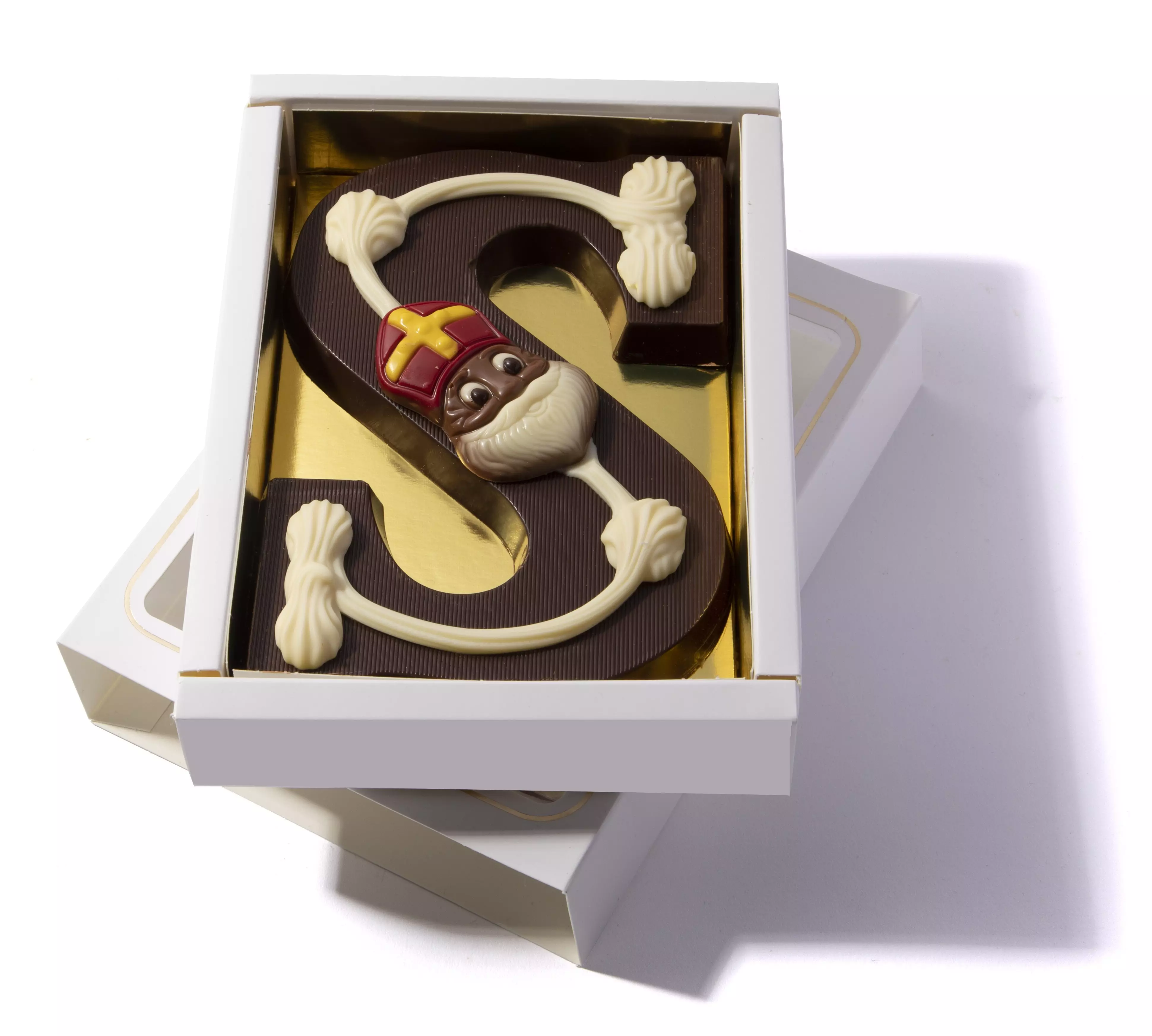 Chocolade letter S, Sinterklaas, luxe letter