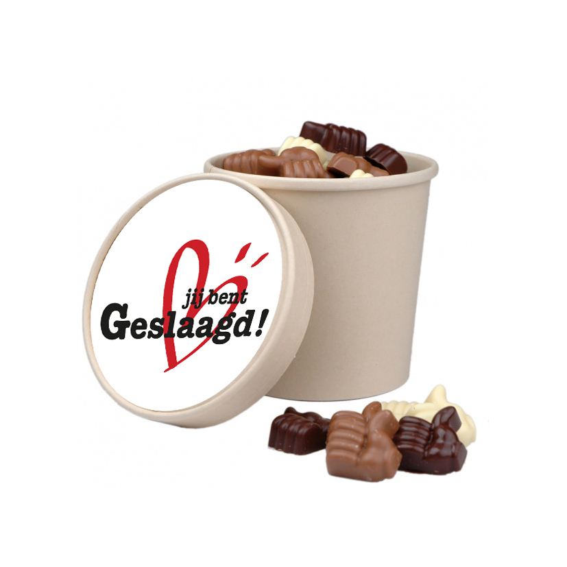 geslaagd chocolade