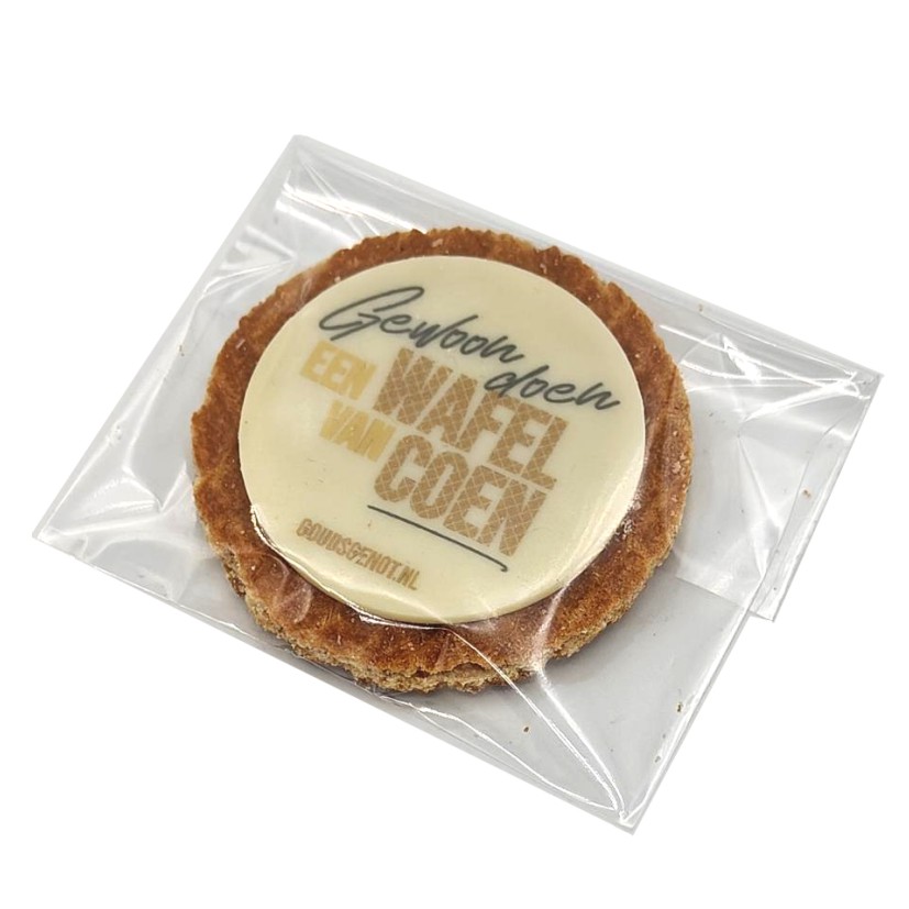 Stroopwafels met chocoladeschildje (klein 1 stuks)