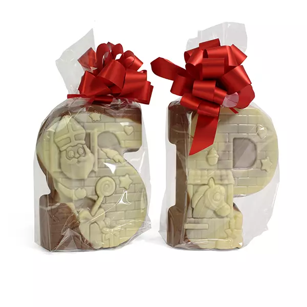 Grote chocoladeletter Hol Figuur