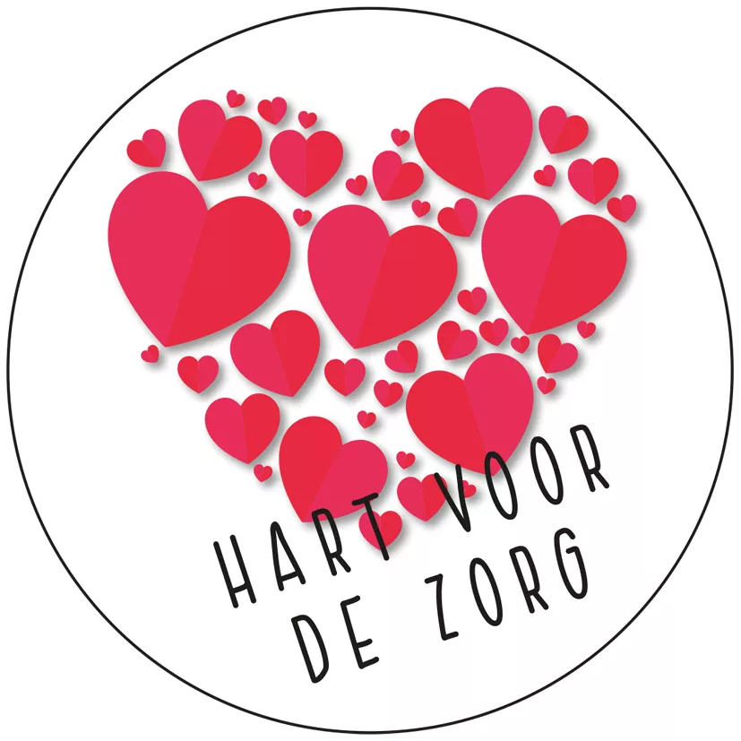 hart voor de zorg Bio snoepbeker 250 gram hartjes