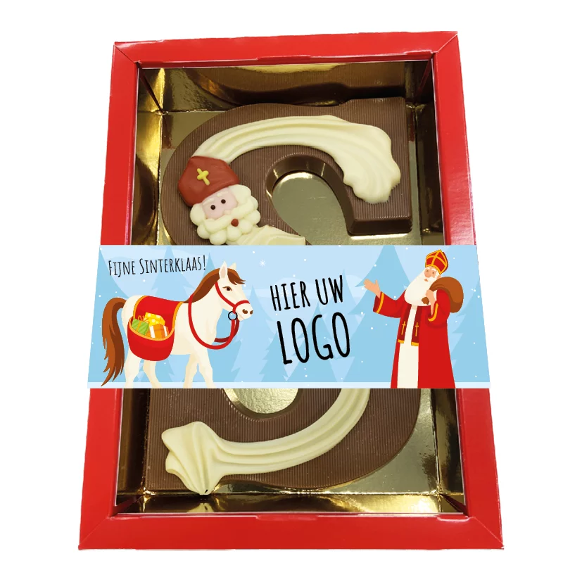 Letter S luxe gedecoreerd 200 gram 