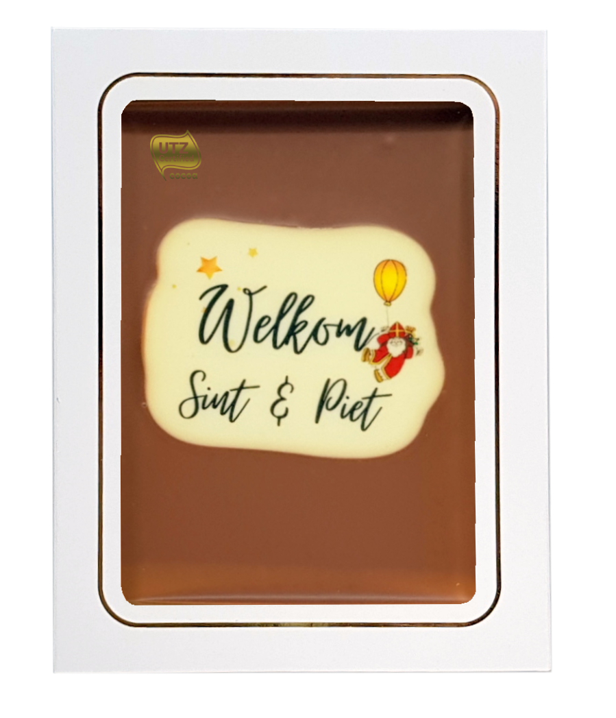chocolade tablet, sinterklaas