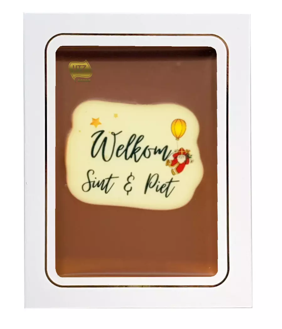chocolade tablet, sinterklaas
