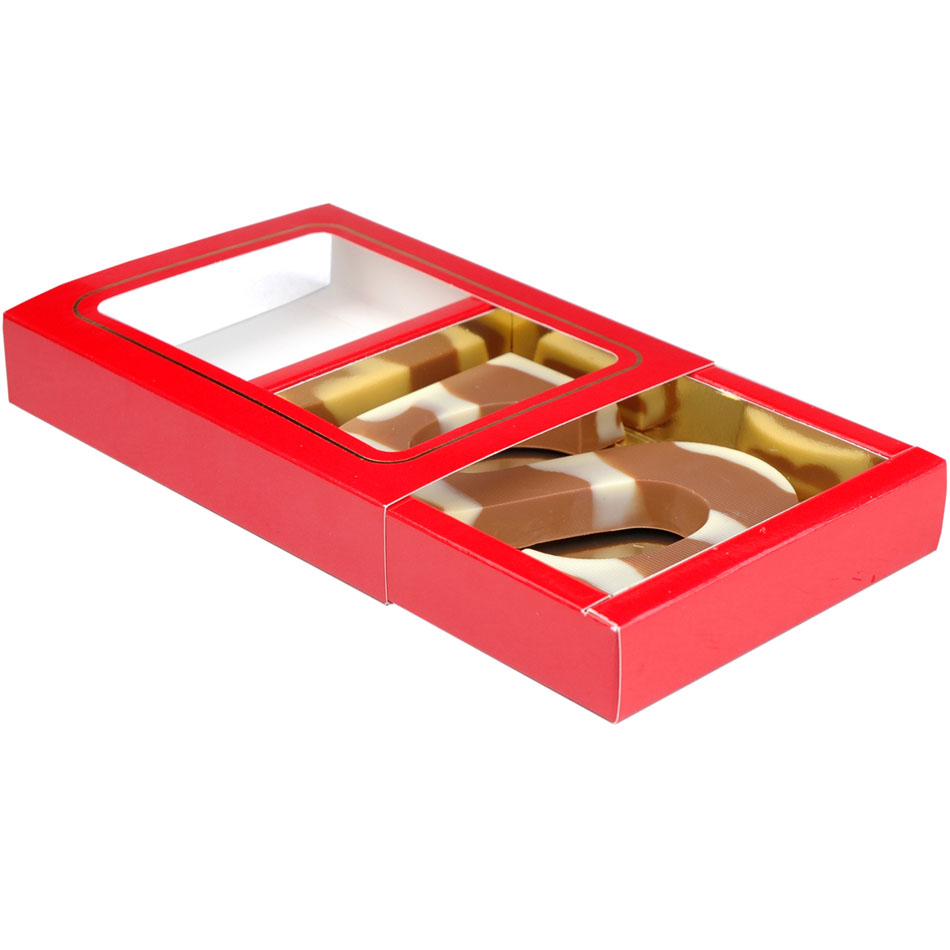 Chocoladeletter S marmer 150 gram