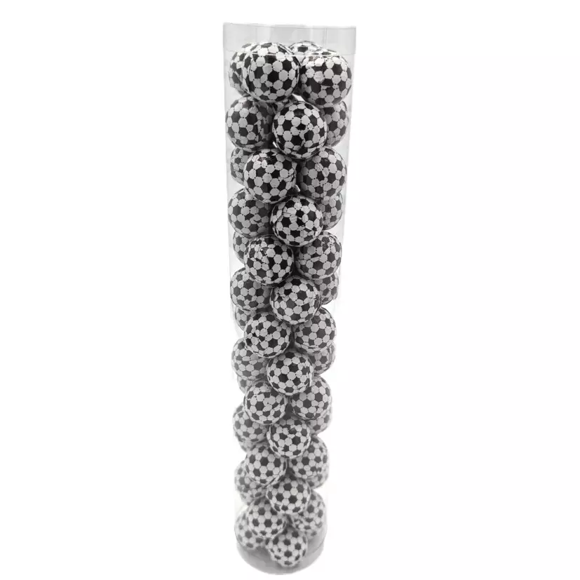 koker chocolade voetballetjes