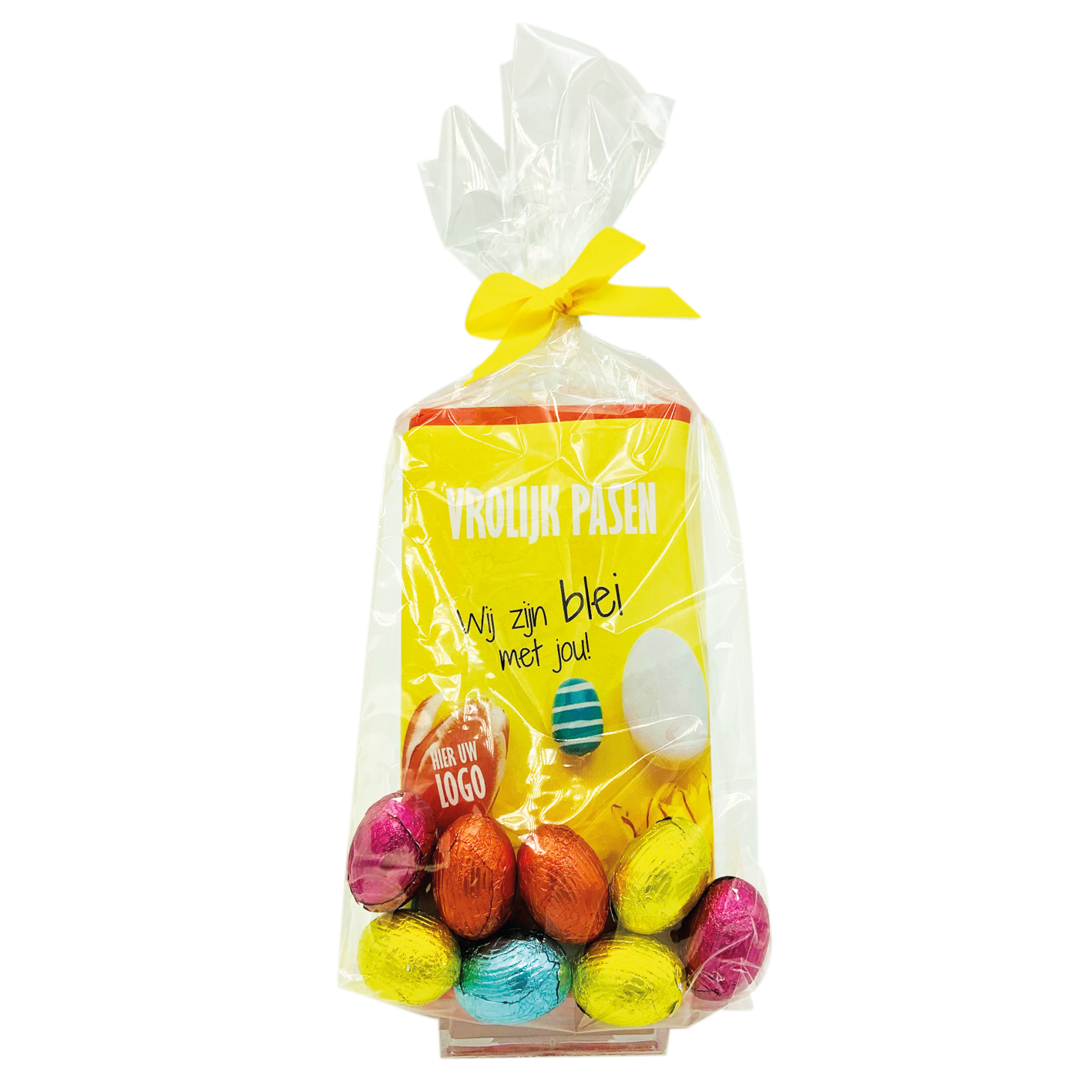 Paas chocolade, paas eieren, praline, paas chocolade met een logo, Pasen