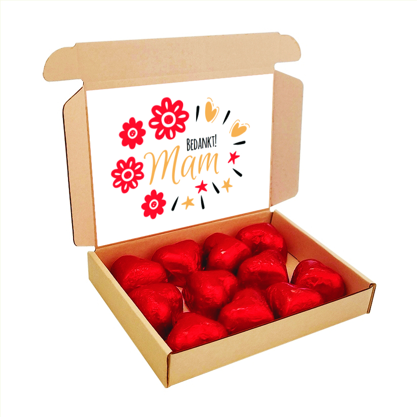 hartjes bonbons, valentijn, moederdag
