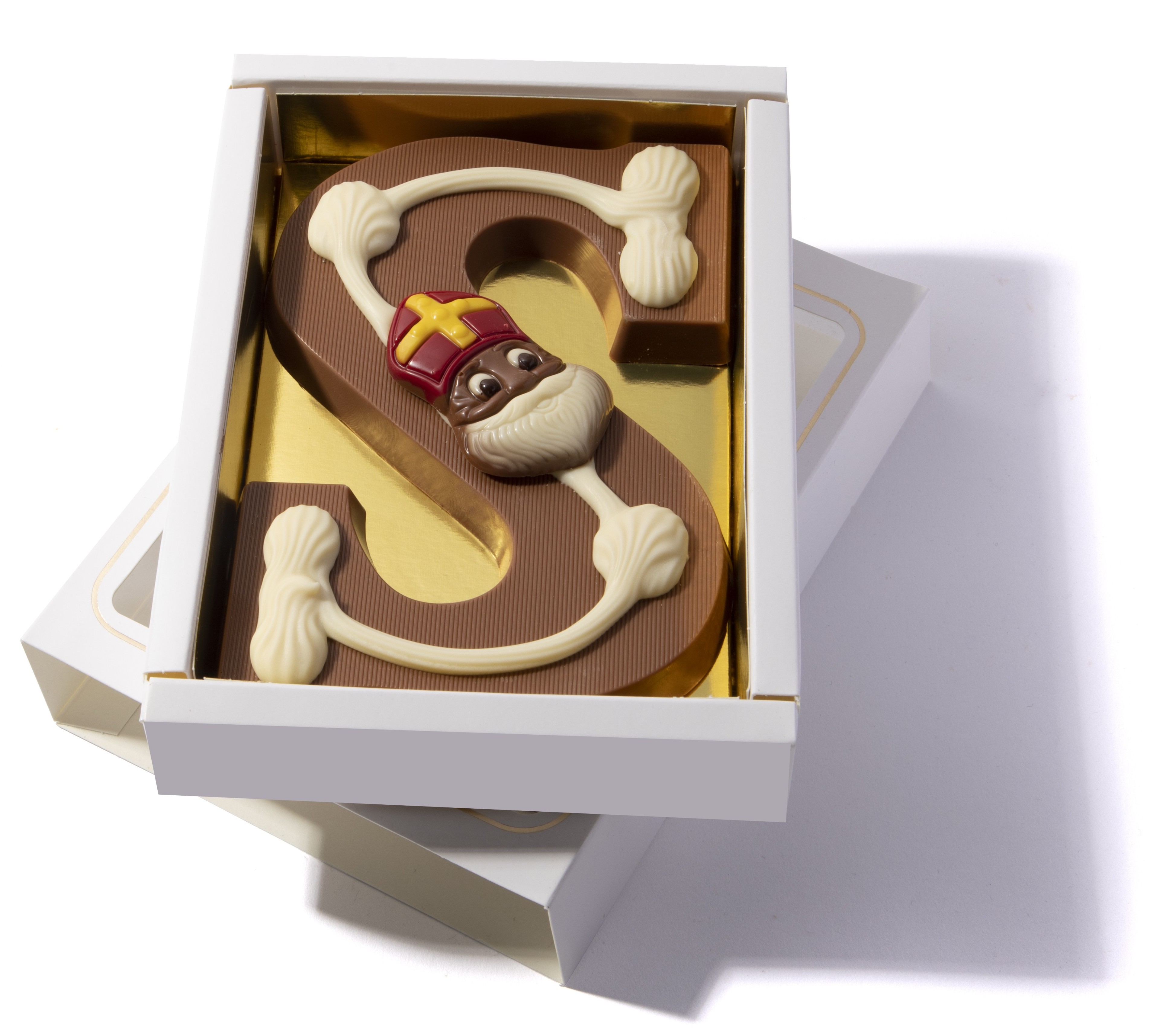 Chocolade letter S, Sinterklaas, luxe letter