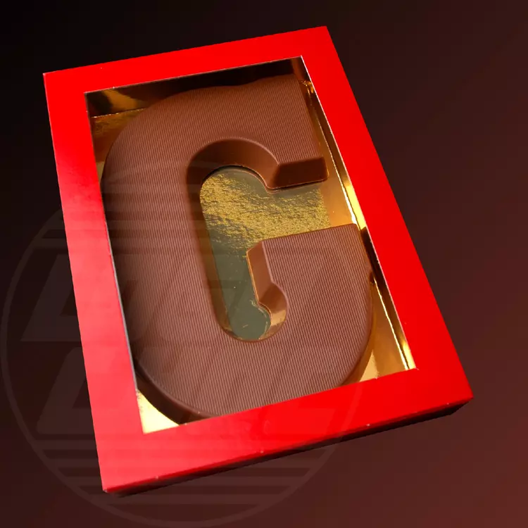Chocoladeletter 200 gram A t/m Z Chocoladeletter 200 gram A t/m Z