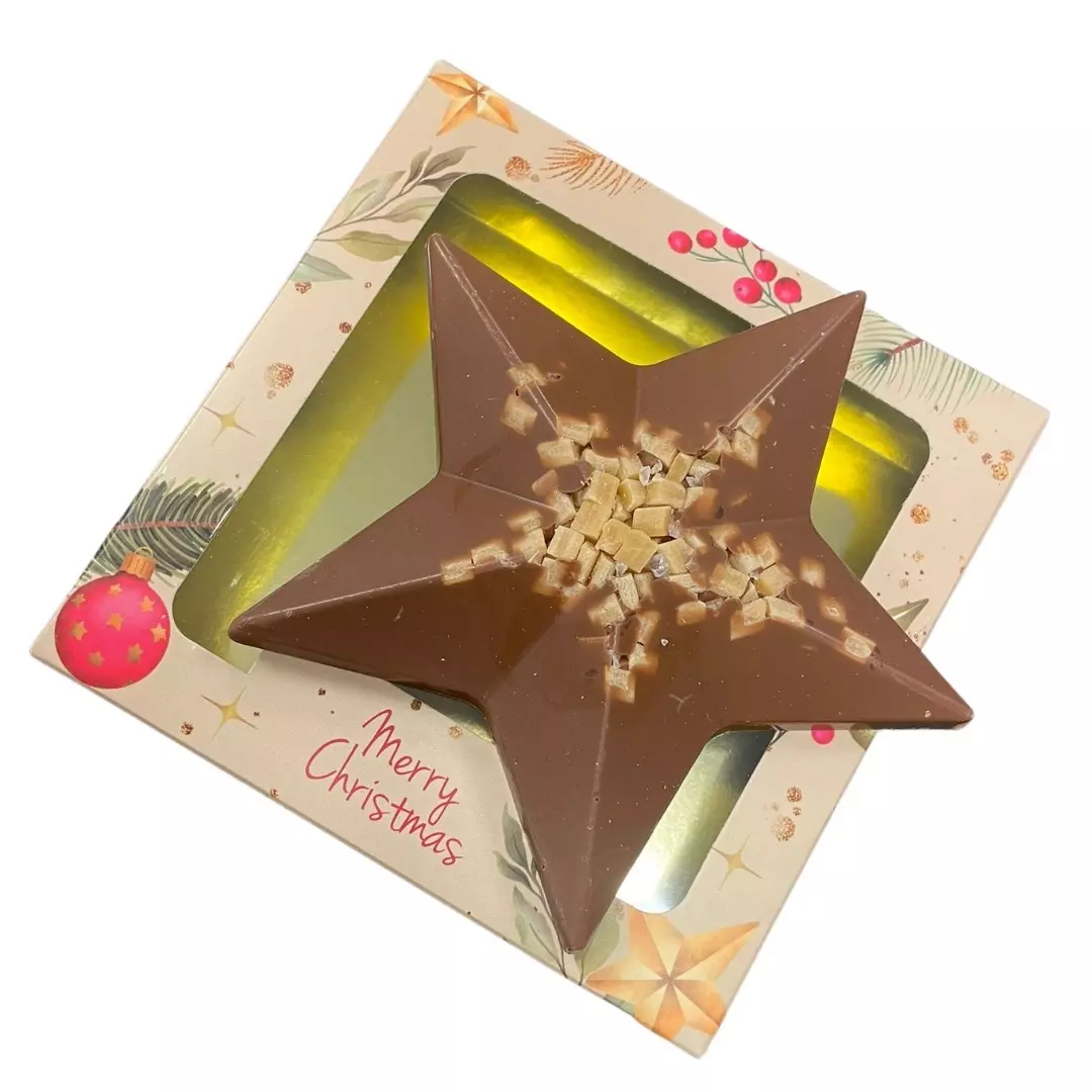 Chocolade kerstster