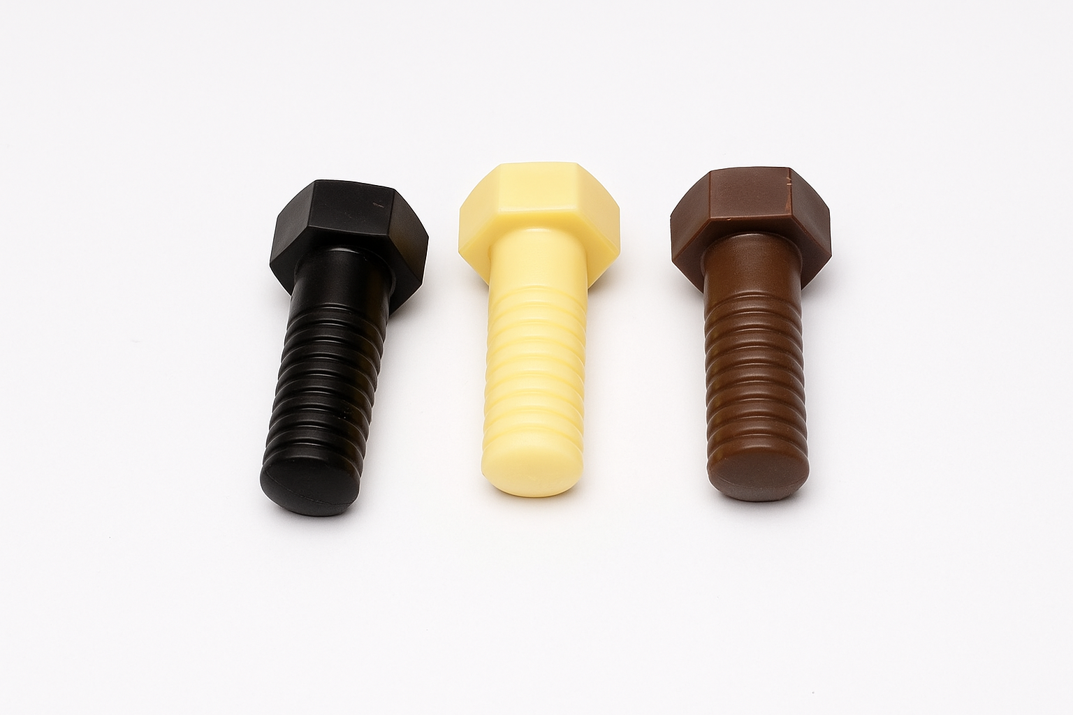 Bouten van chocolade Bouten van chocolade