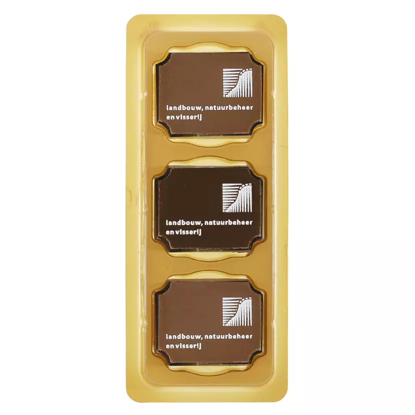 3 logobonbons in geschenkdoosje