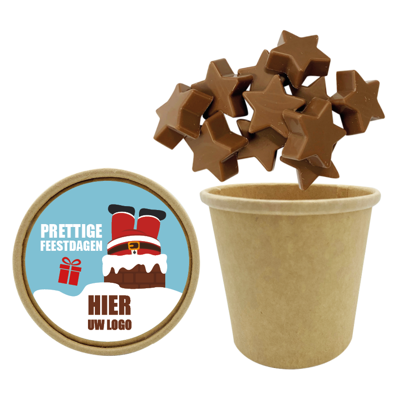 chocolade sterren, sterretjes, sterretjes met logo