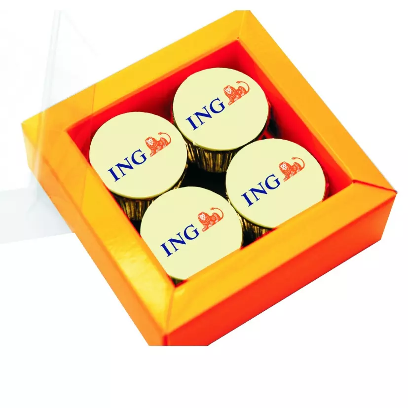 4 pottekes in luxe doosje