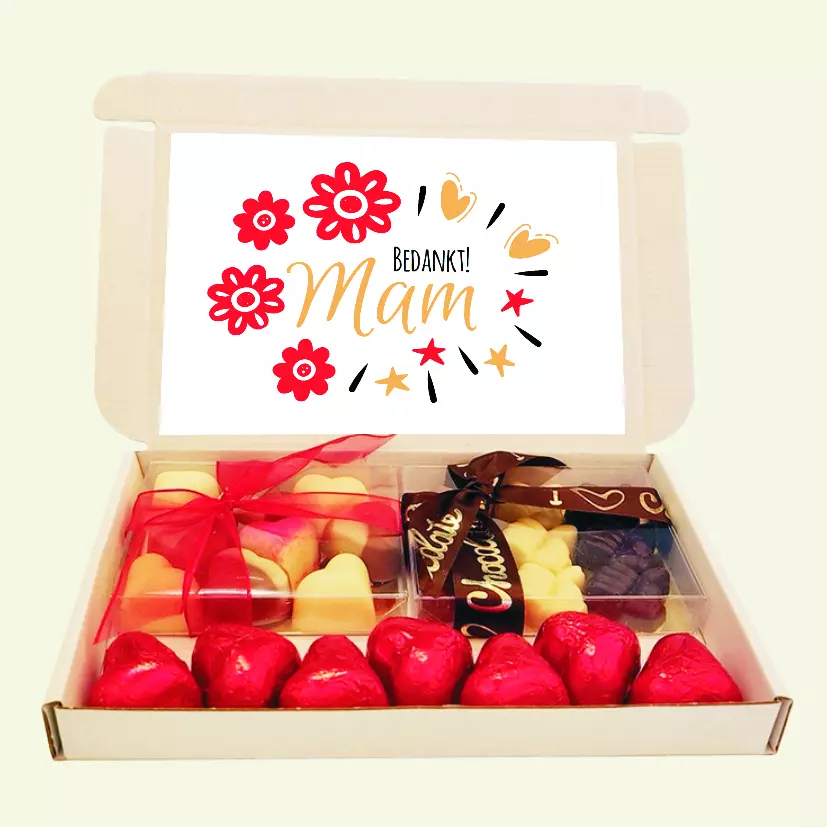 hartjes bonbons, valentijn, moederdag