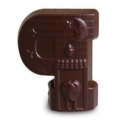 Grote chocoladeletter Hol Figuur