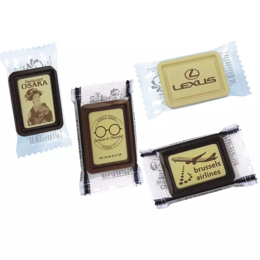 logochocolaatje, koffie chocolaatje, chocolaatje met logo