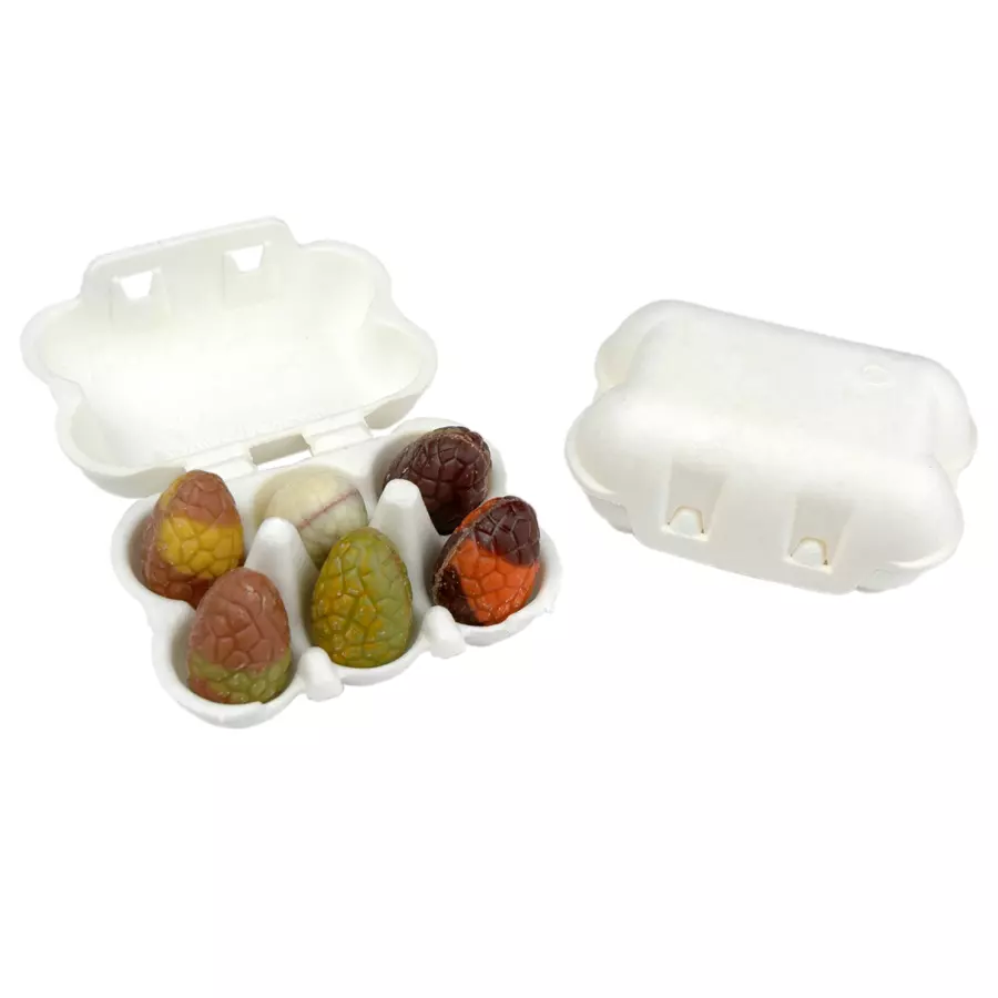 biologisch doosjes met bonboneitjes wit