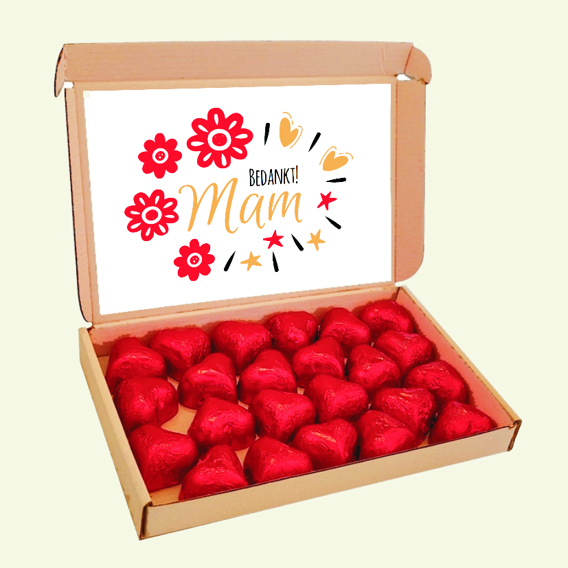 hartjes bonbons, valentijn, moederdag
