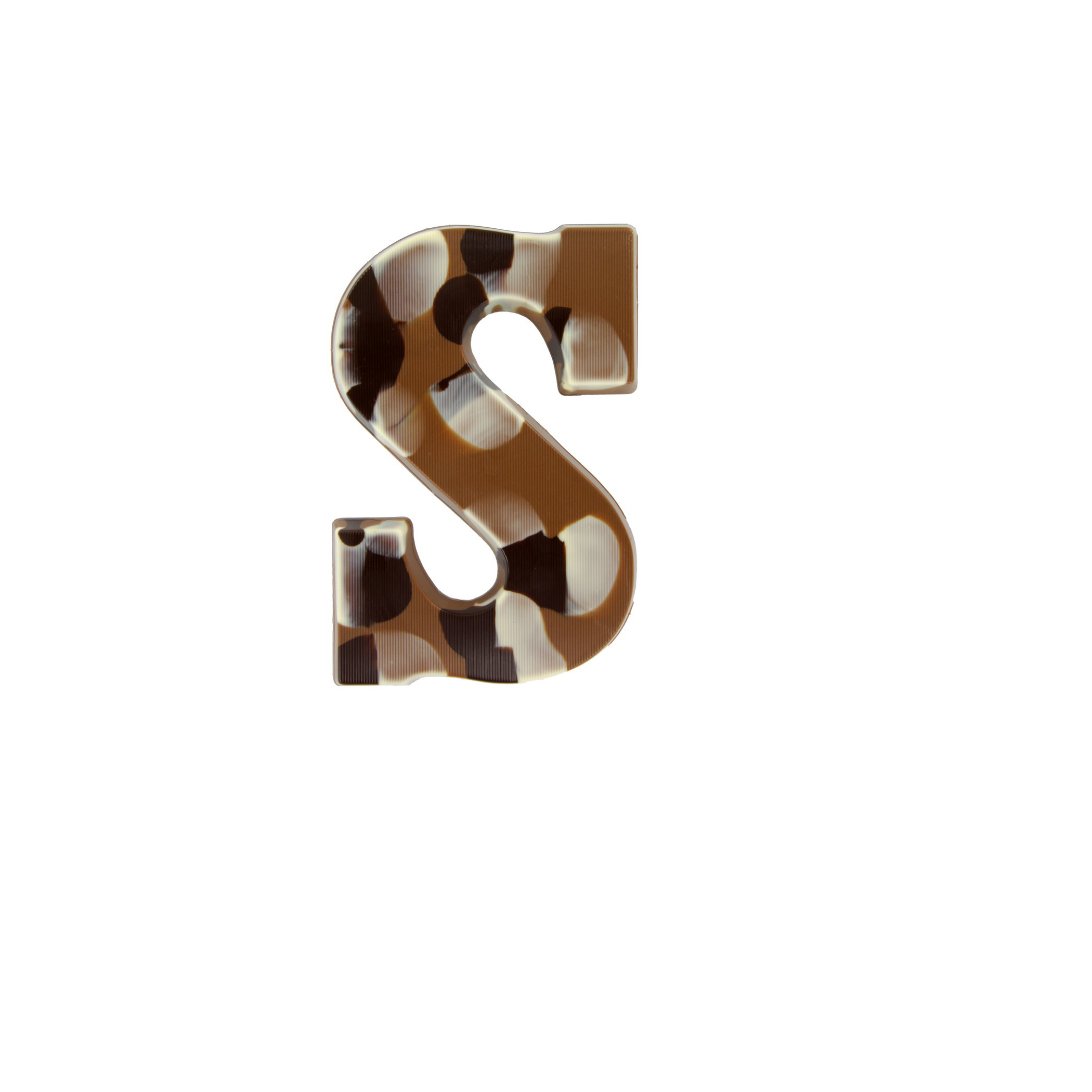 Chocoladeletter gevuld met praliné, 200 gram A t/m Z