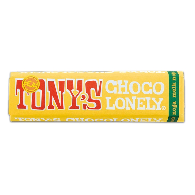 Tony's Chocolonely Melk-Nougat reep, 47 gram