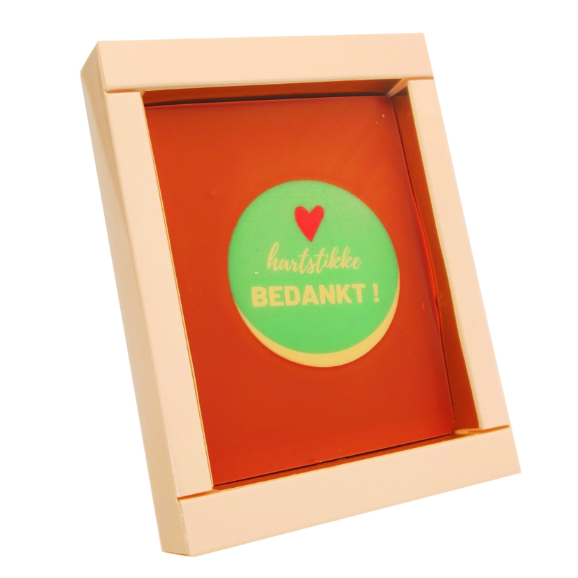 Wens tablet van chocolade