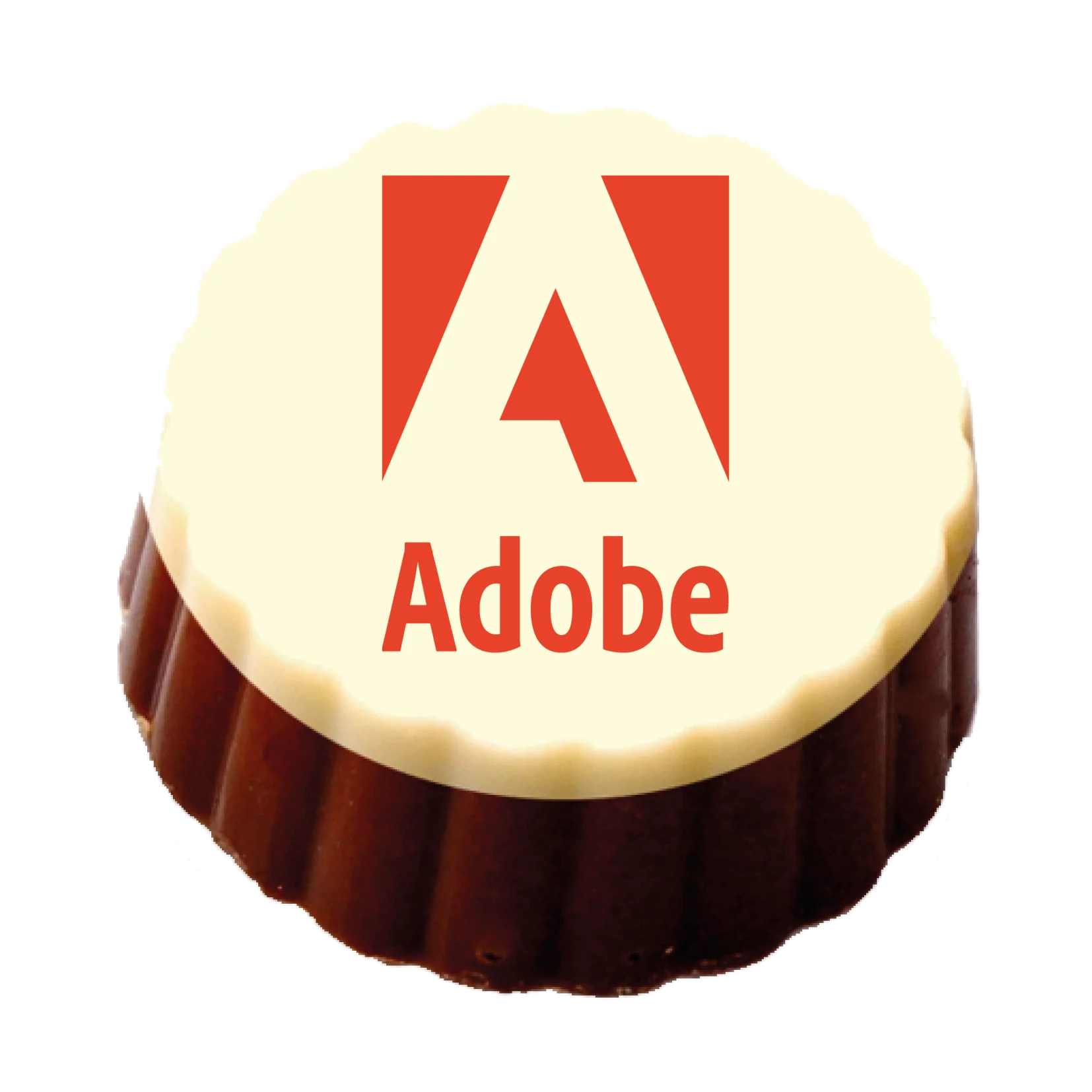 chocolade met een logo, logobonbons