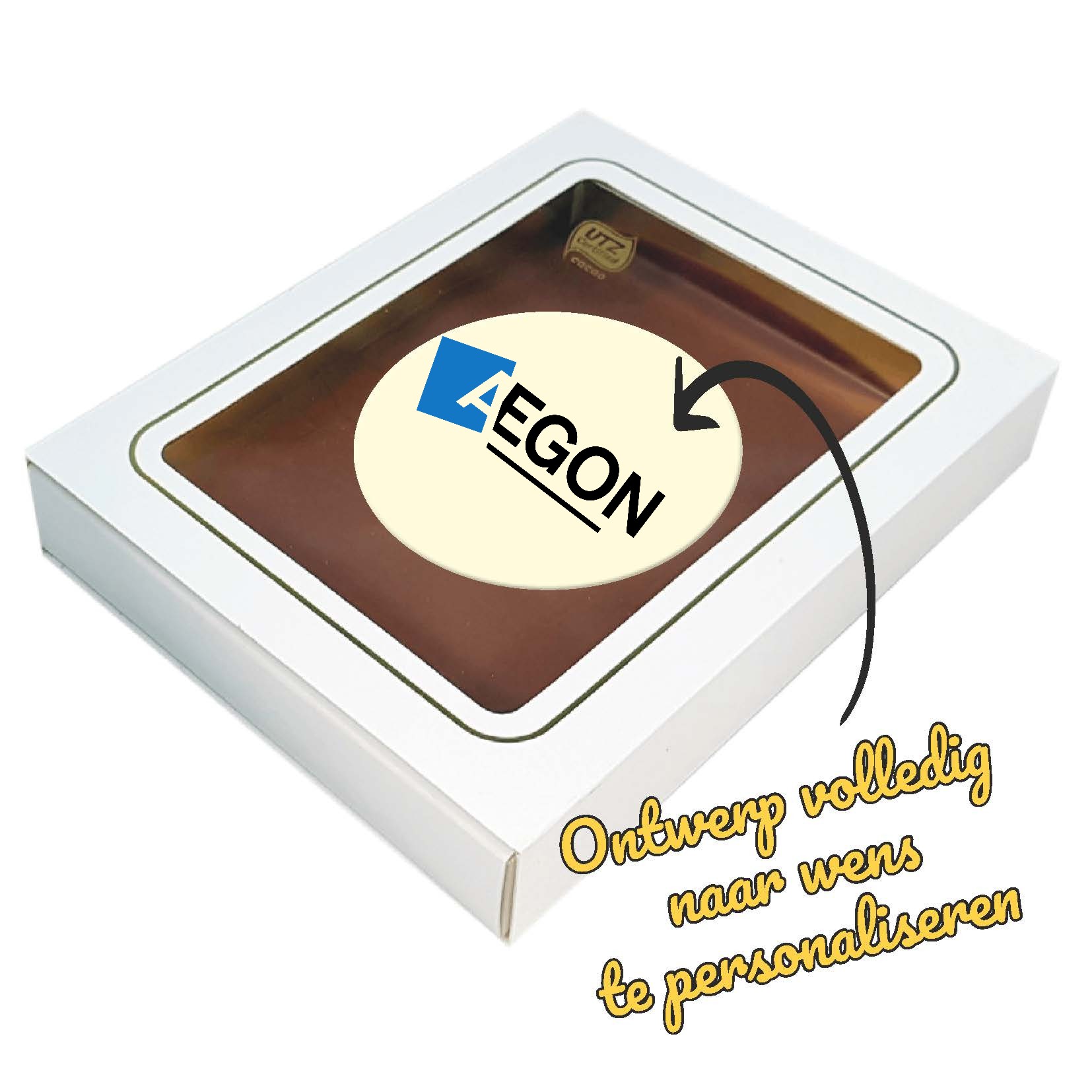 tablet met logo