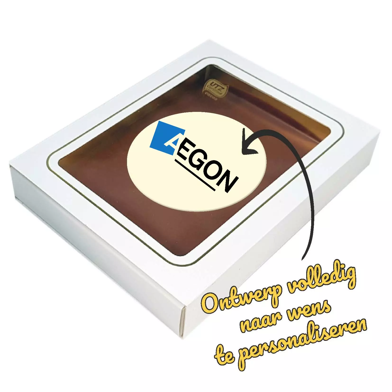 tablet met logo