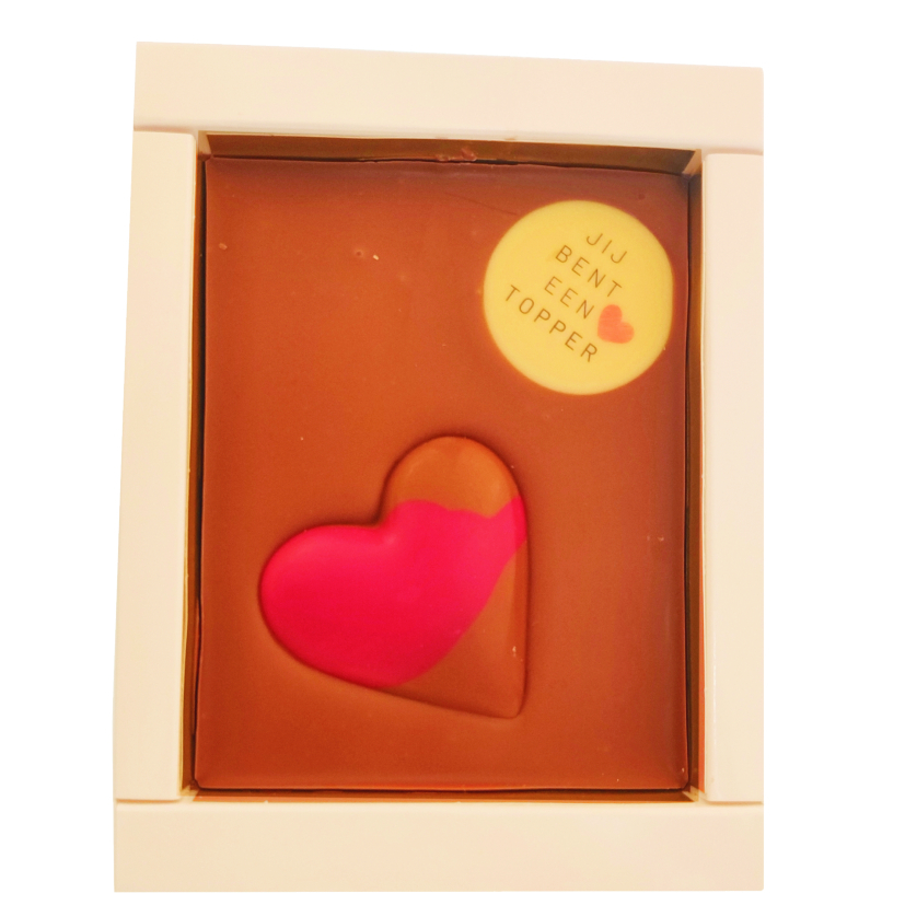 Wens tablet van chocolade
