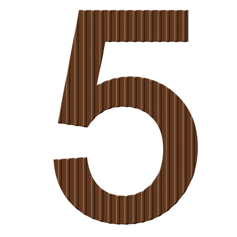 Chocolade cijfer 5