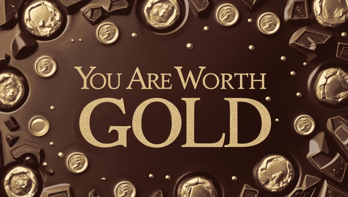 Jij bent goud waard cadeau